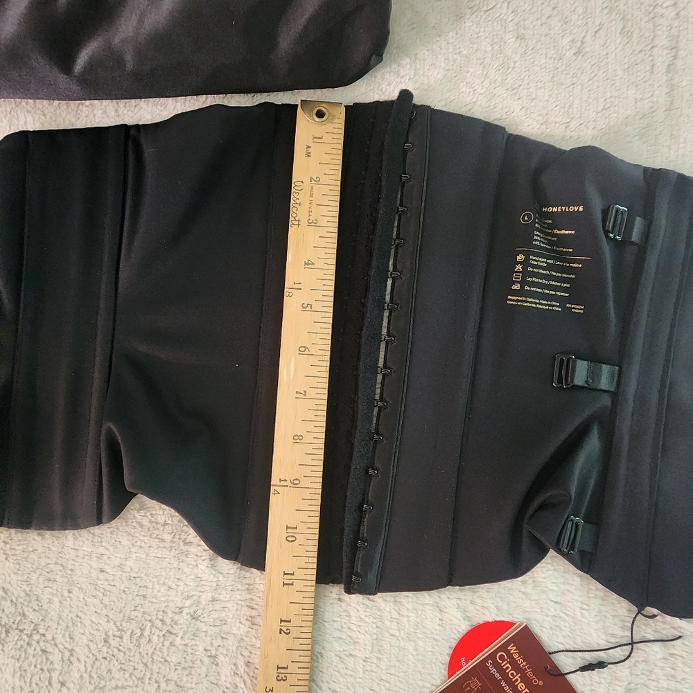 Honeylove Black WaistHero Cincher Band Corset Size Large L - Picture 9 of 11
